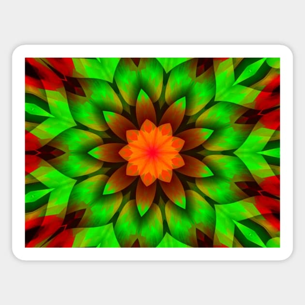 Summer Flower Art-Available As Art Prints-Mugs,Cases,Duvets,T Shirts,Stickers,etc Sticker by born30